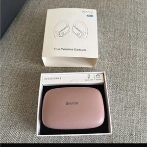 BMANI Pink True Wireless Earbuds